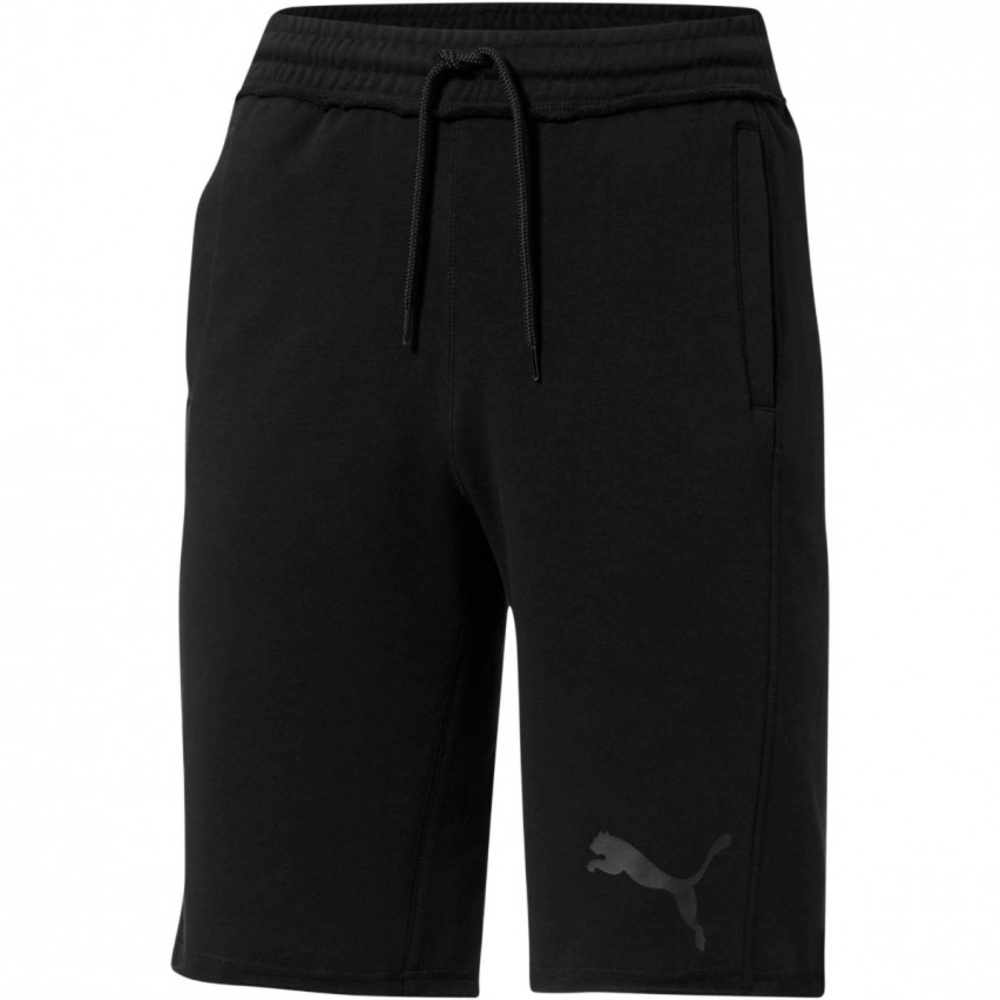 Puma Men's Archive Logo Bermuda Shorts: Black